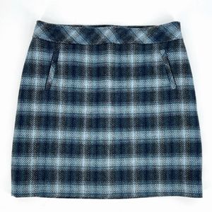 Talbots Tartan Plaid Wool Pencil Skirt Sz 14